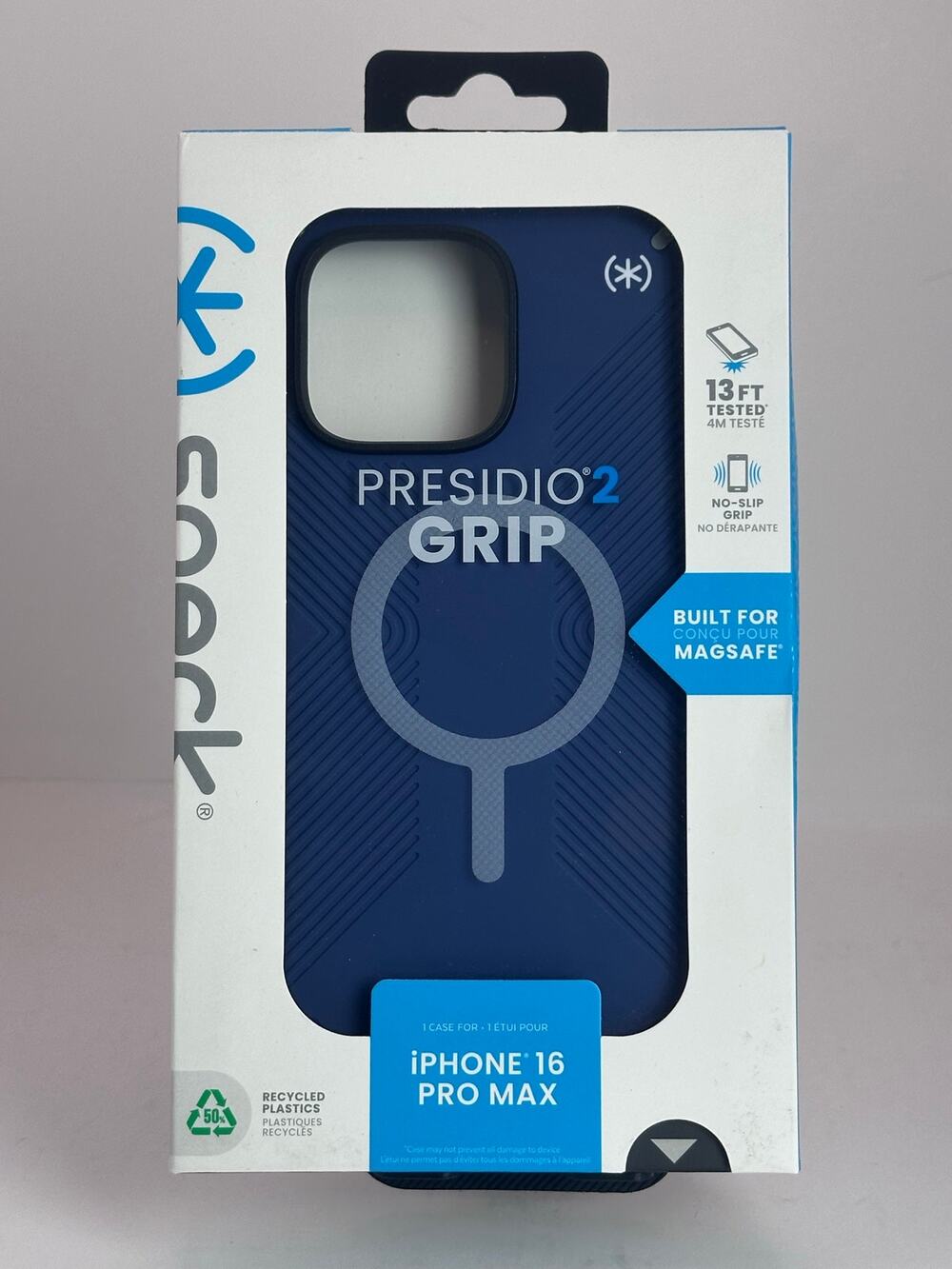 Speck Presidio2 Grip iPhone 16 Pro Max Blue MagSafe Case NWT MSRP: $55.00